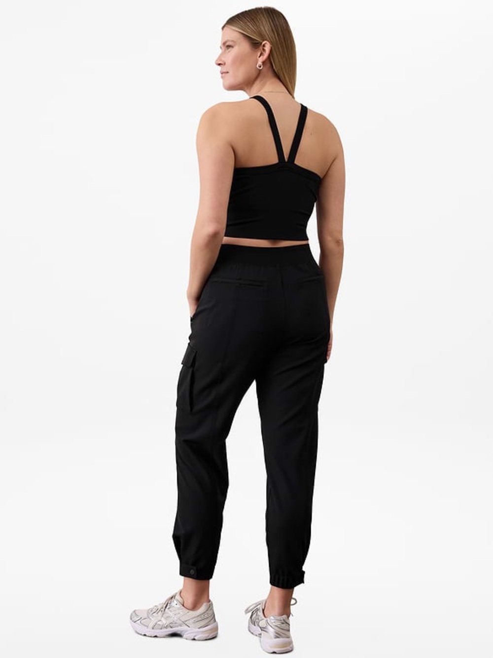 Athleta Endless High Rise Cargo Pants Black Size 6 - Picture 6 of 12